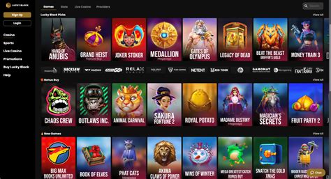 lucky block casino online